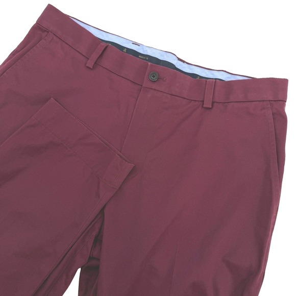 Brooks Brothers Other - Brooks Brothers Pants Mens 35x31.5 (Tag 36x32) Burgundy Lightweight Milano Fit